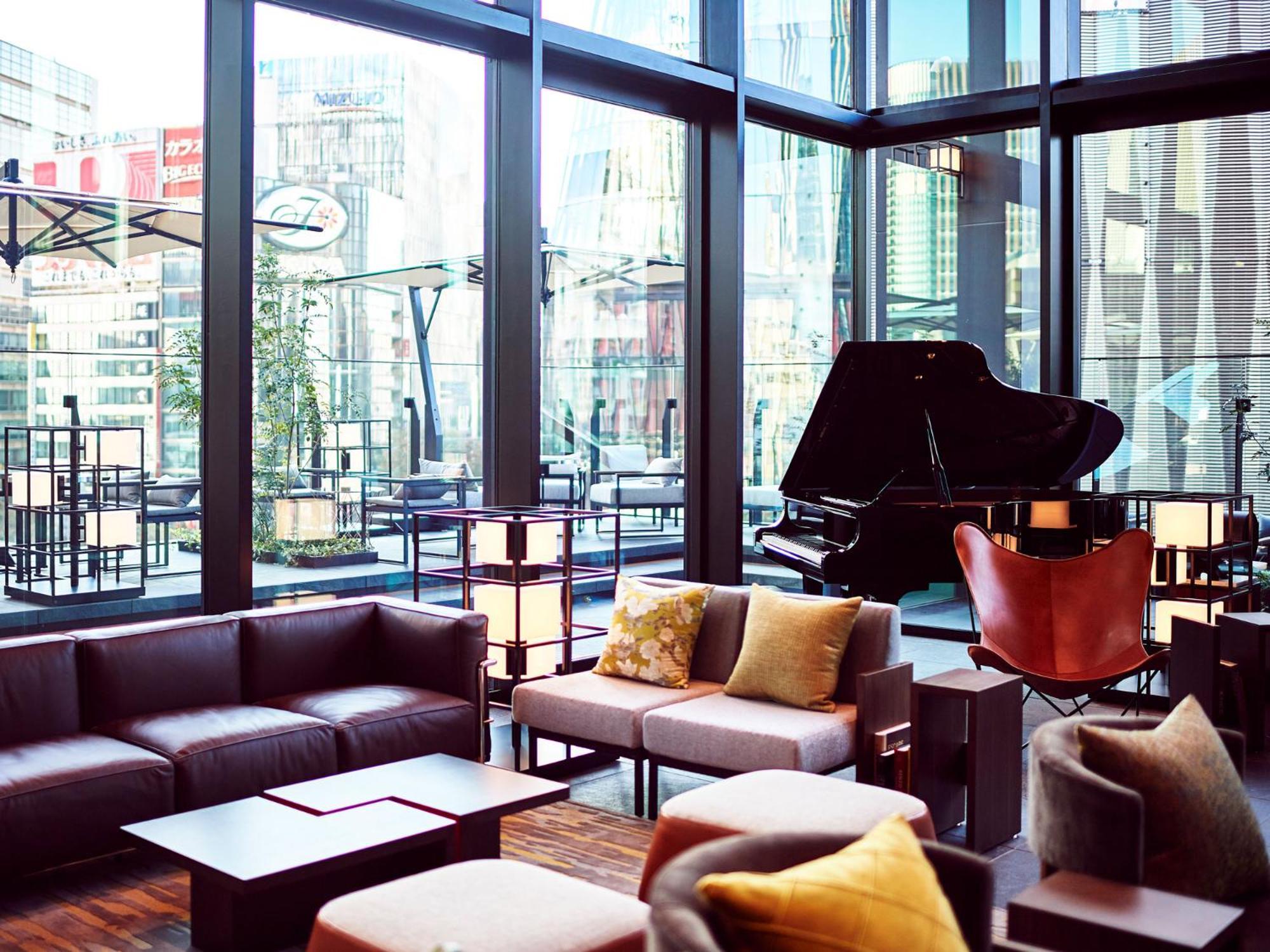 The Gate Hotel Tokyo By Hulic Dış mekan fotoğraf The lounge at the hotel